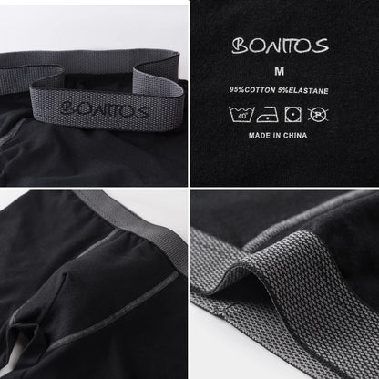 5-Pack Men's Cotton Boxer Briefs, 2023 Luxury Underwear Set, Breathable Gym Shorts & Underpants for Homme
