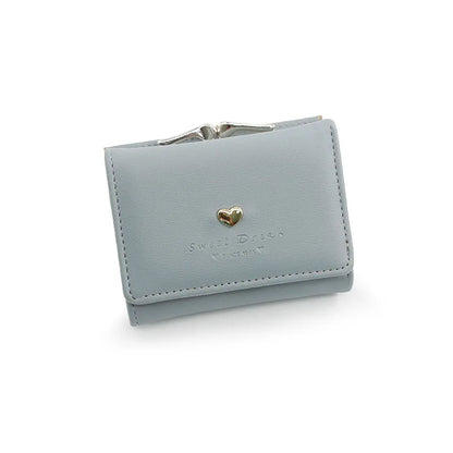 New Mini Short Women’s Wallet – High-Quality Luxury Coin Pocket, Card & Photo Holder, Cute Purse for Girls