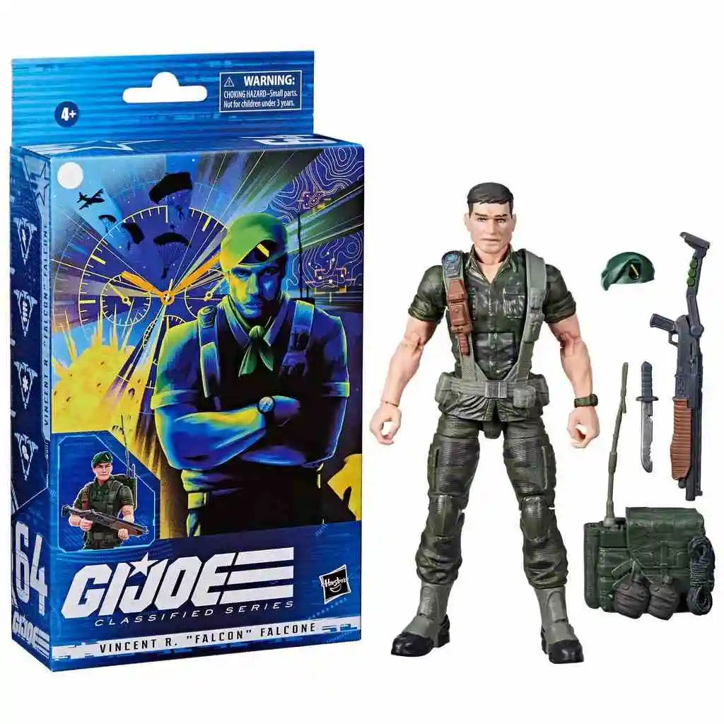 Hasbro G.I. Joe Classified Series Snake Eyes Action Figure 20cm - Anime Style Collectible Toy Gift
