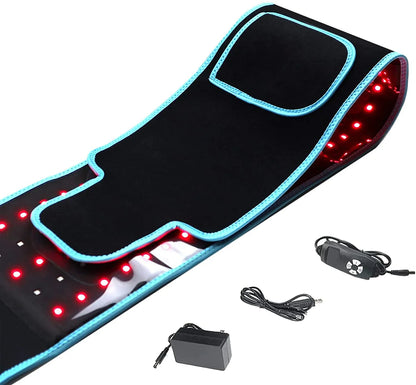 Red & Infrared Light Therapy Belt 850nm 660nm LED Slimming Waist Wrap Fat Burn Full Body Heat Pad