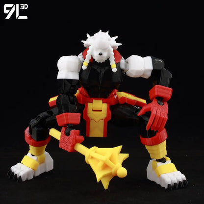 3D Printed Invincible 2.0 Superheroes Action Figures – Multi-Jointed Anime Toy Model Ornaments Gifts