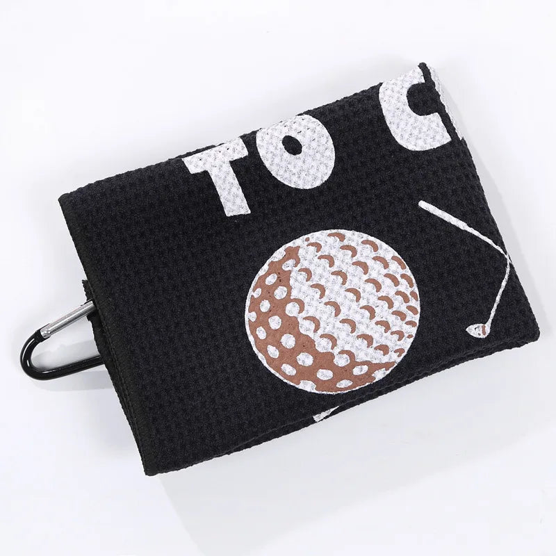 Golf Towel – Digital Print Logo, Super Absorbent & Soft Skin-Friendly Towel for Golf Course