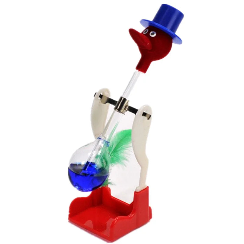 Color Changing Drinking Bird Toy – Physical Science Educational Experiment Toy for Kids STEM Learning Fun Lab Water Bird Gadget