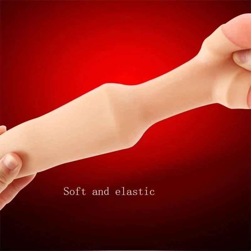 Ice-Cream Shaped Anal Dildo & Hollow Masturbator — Butt Plug Stimulator for Men & Women, Adult Sex Toy