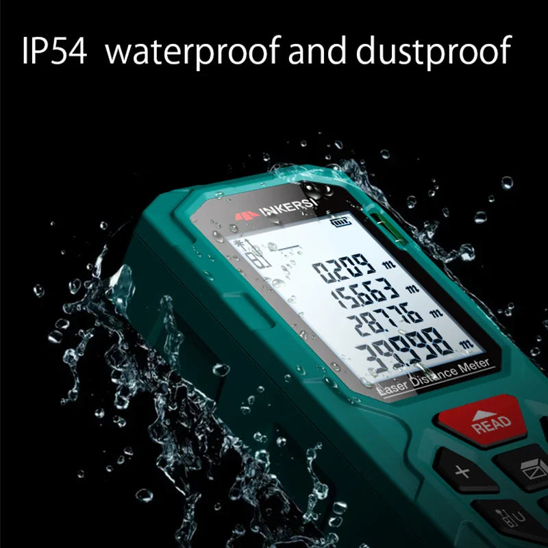 INKERSI Laser Rangefinder Digital Tape Measure 40M/70M/120M High Precision Distance Meter