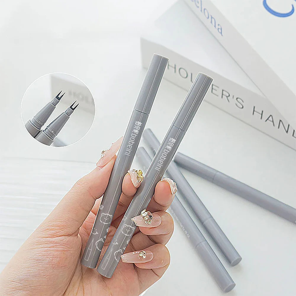 Double-Claw Liquid Eyeliner — Ultra-Thin, Waterproof, Non-Smudge & Sweat-Proof Lower Lash Pen