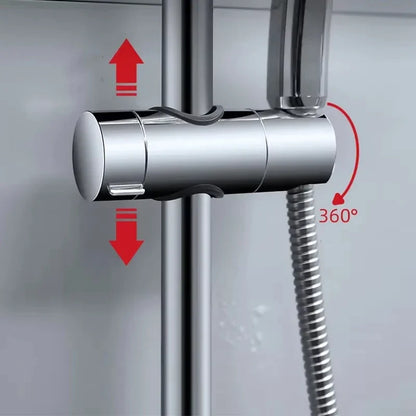 Universal Adjustable Shower Head Holder – Replacement Hand Shower Bracket for Slide Bar Bathroom Accessories