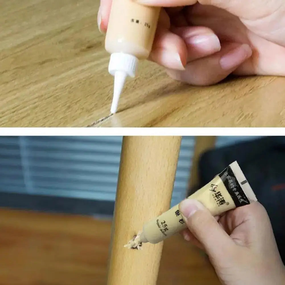 20ML Multicolor Wooden Furniture Scratch Repair Cream — Damage Repair Filler Paint for Refinishing, 1PC