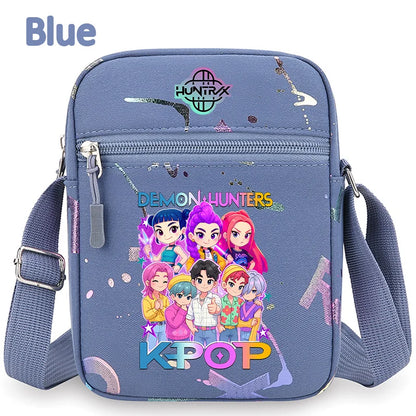 K-Pop Demon Hunters Crossbody Phone Bag – HUNTRX Rumi Huntrix Coin Wallet Shoulder Purse