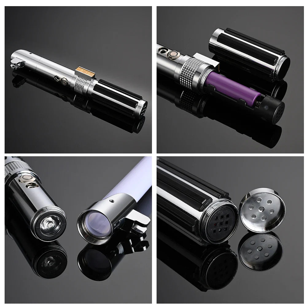RGB Metal Lightsaber Laser Sword Toy — Rechargeable RGB Light Saber & K-Pop Lightstick