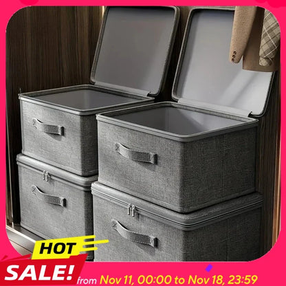Large Capacity Storage Box with Compartments - Quilt, Bra and Underwear Organizer
