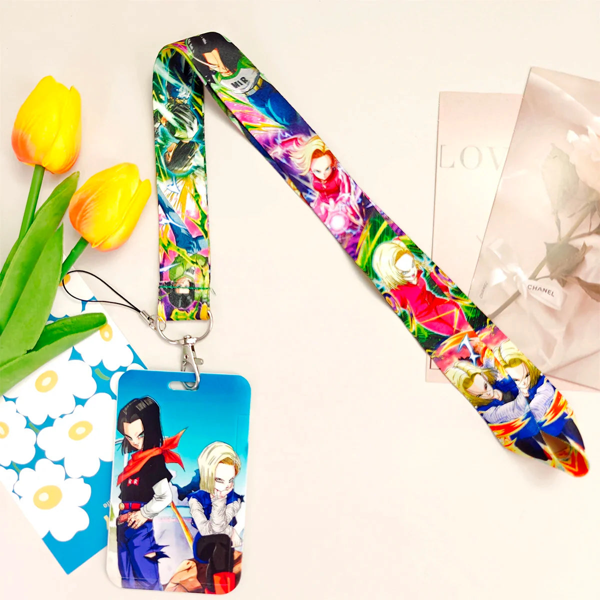 Dragon Ball Anime Lanyard – Credential Holder for Key, Card, Badge & Gym Keychain Accessories Gift