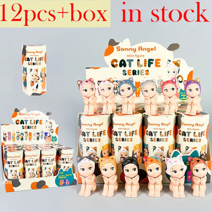 Anime Angel Cute Doll — Dreaming Sitting Mini Figure Ornament for Kids & Collectors