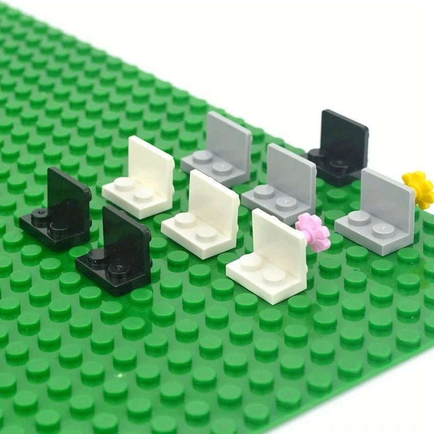 20pcs Figure Stand Base Plates – DIY Bracket for Building Blocks, Display and Assemble Brick Toys