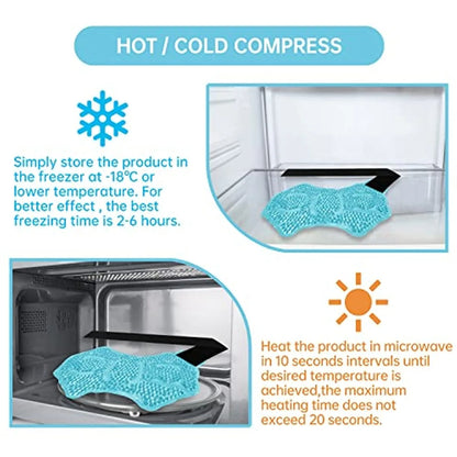 Ankle & Sports Foot Ice Pack — Hot & Cold Gel Pack with Adjustable Stand, Reusable, Microwaveable & Freezable