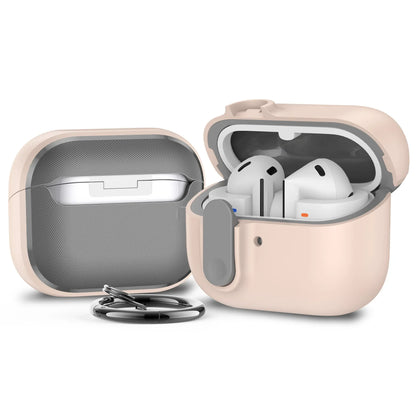 Secure Lock Case for Samsung Galaxy Buds 3 / 3 Pro – Wireless Charging Compatible with Keychain & Cleaner Kit