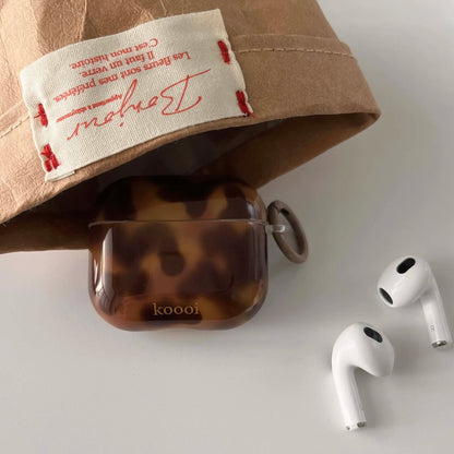 Cool IMD Amber Earphone Case — Protective Cover for Apple AirPods 1/2/3/4 & AirPods Pro 2 Wireless Bluetooth Charging Box