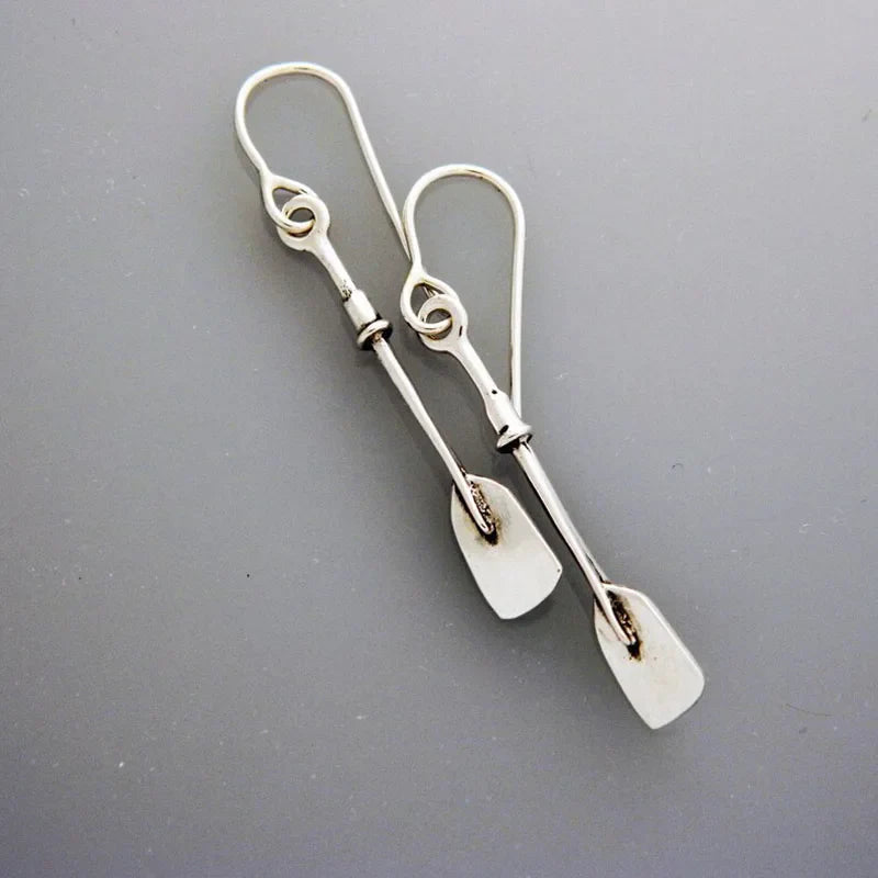 Vintage Ethnic Antique Metal Drop Earrings – Hollow Handmade Punk Statement Dangle Earrings for Women Jewelry