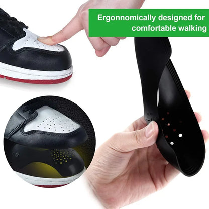 4Pcs Shoe Crease Protector - Anti-Bending Crack Toe Cap Support for Sneakers - Lightweight Shield to Keep Shoes Looking New