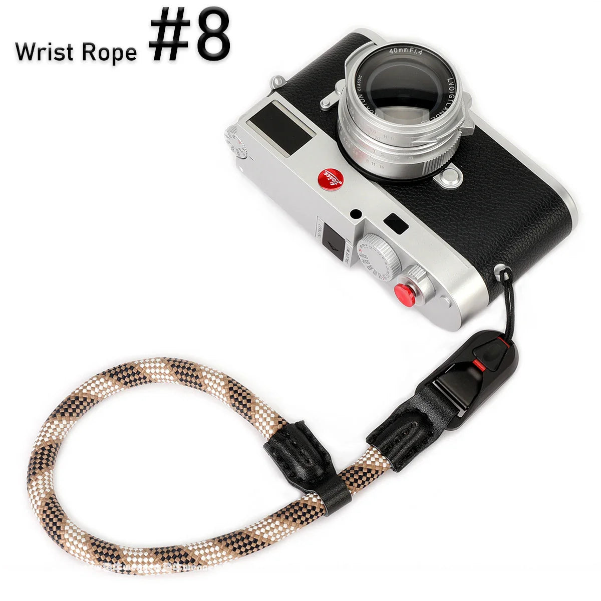 Nylon Rope Sling Quick Release Camera Strap – Wrist & Neck Shoulder Strap for Fujifilm, Sony, Nikon, Canon & Leica Mirrorless Cameras