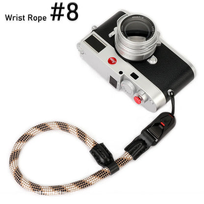 Nylon Rope Sling Quick Release Camera Strap – Wrist & Neck Shoulder Strap for Fujifilm, Sony, Nikon, Canon & Leica Mirrorless Cameras