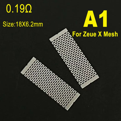 Automobile Resistance Mesh Sheet – 0.13–0.20Ω KA1/Ni80 Coil Hardware Accessory (10–100pcs)