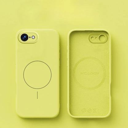 Original Liquid Soft Silicone MagSafe Case – Magnetic Wireless Charging Cover for iPhone 16 Plus, 15, 14, 13, 12 Pro Max, 11