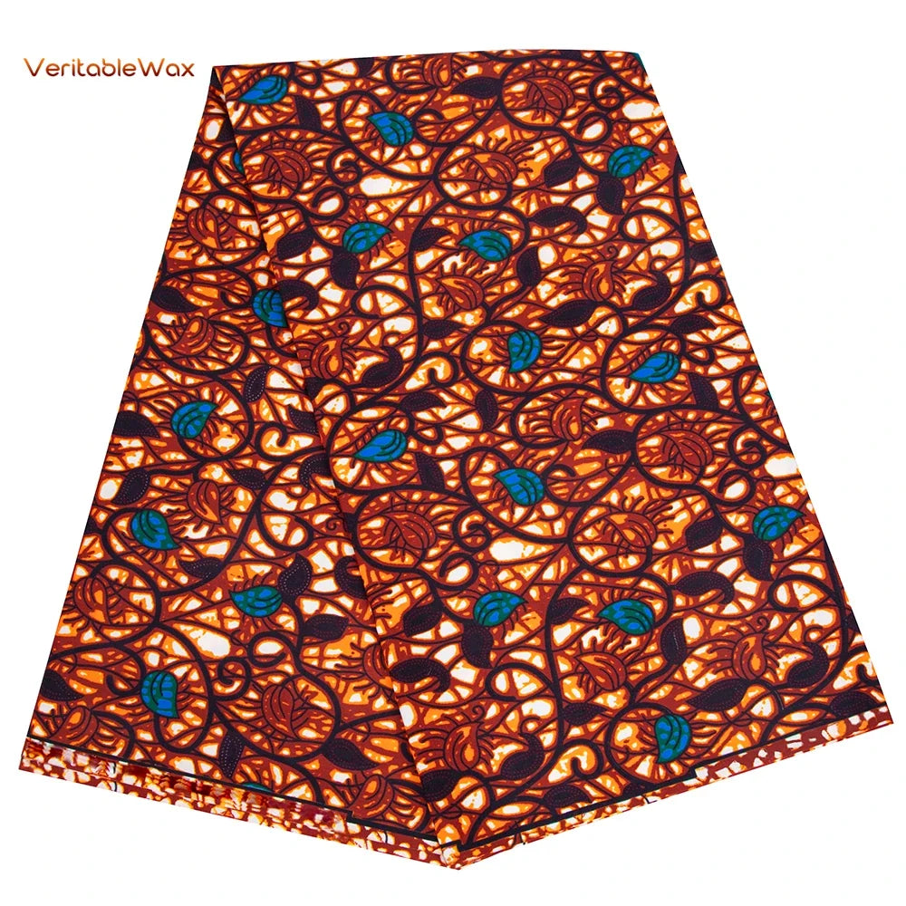 African Ankara Wax Print Fabric - Retro Double Print Patchwork Sewing Material for DIY Clothing