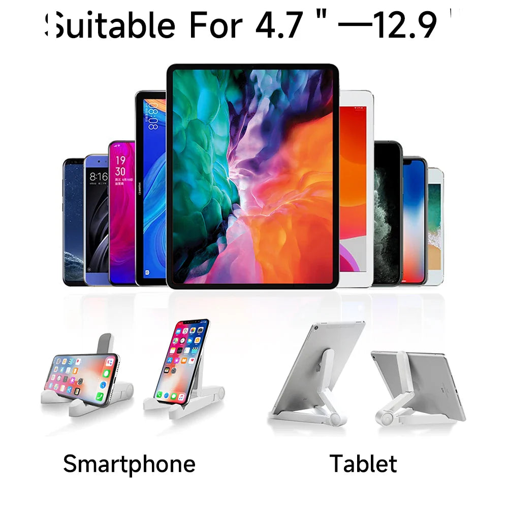 Universal Tablet Holder – Desktop Folding Stand for Samsung, Xiaomi, iPad, Easy to Carry Mobile Phone Stand
