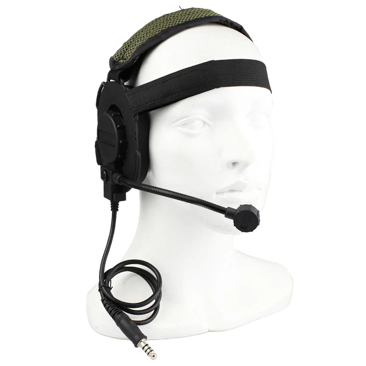 Tactical Bowman Elite II Headset – U94 PTT Communication Headphone for Kenwood & Baofeng UV-5R Radio Accessory