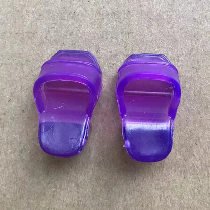 Rainbow Doll Shoes – Boots, Sandals & High Heels for DIY Doll Dressing in Black, Green & Red