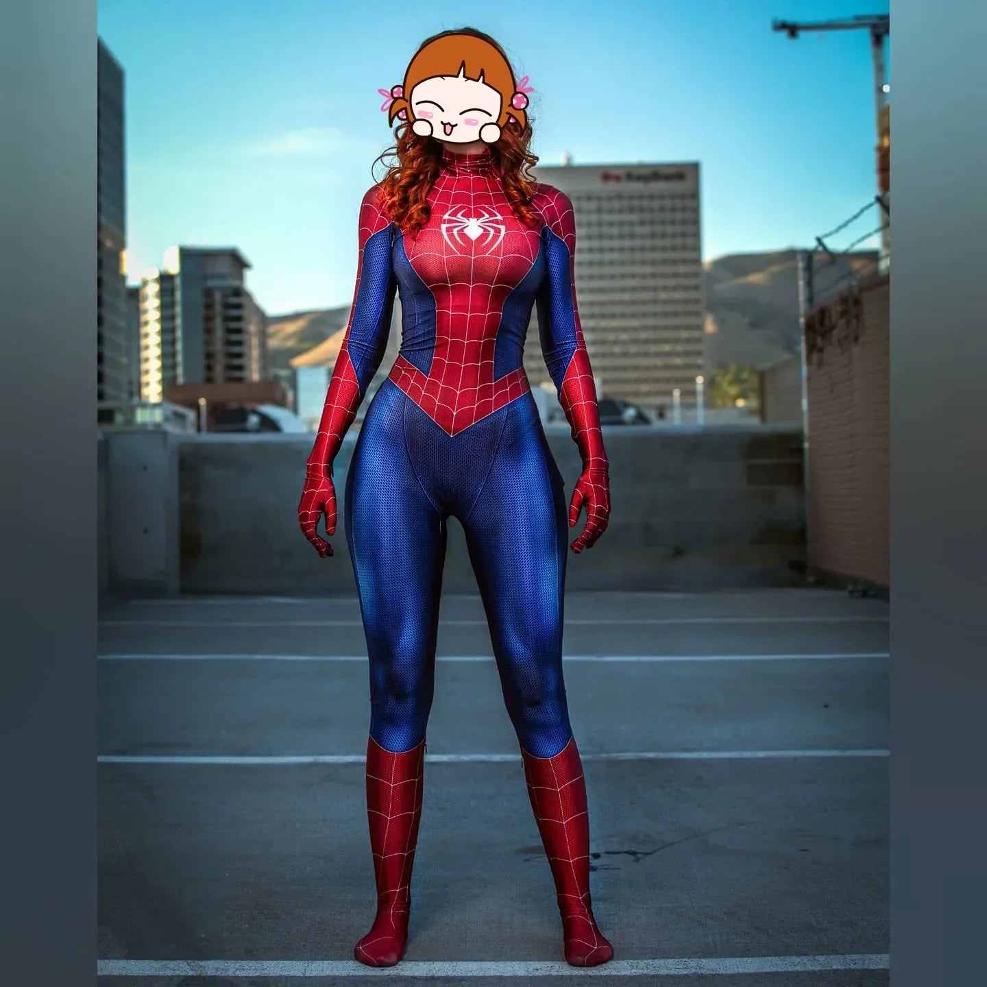 Women’s Spiderman PS4 Cosplay Costume – Superhero Zentai Bodysuit Jumpsuit for Girls & Adults Halloween