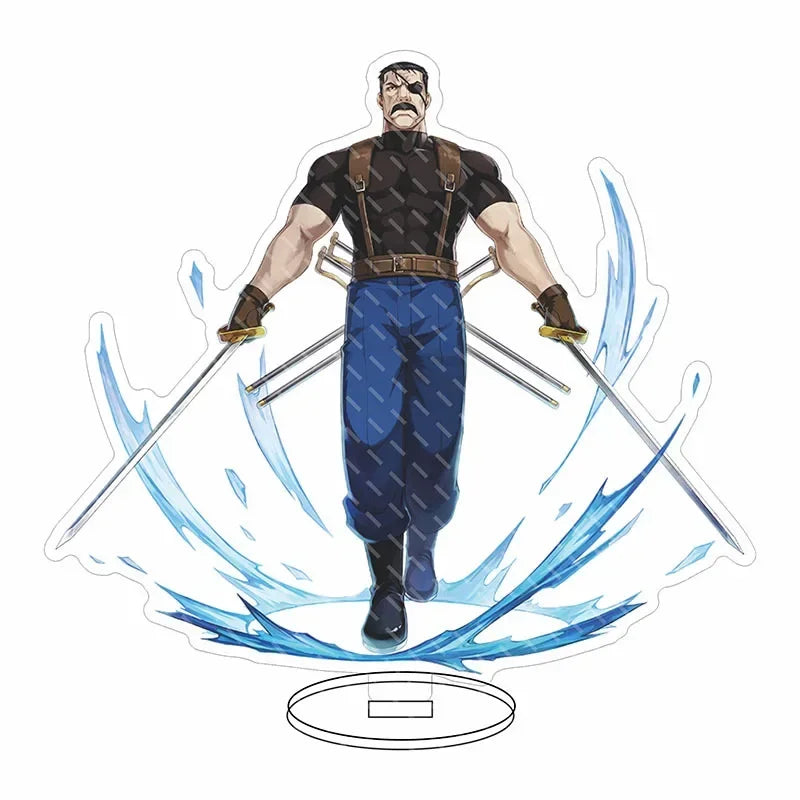 Fullmetal Alchemist Acrylic Stand — 15cm Anime Action Figure PVC Desktop Model Toy Gift