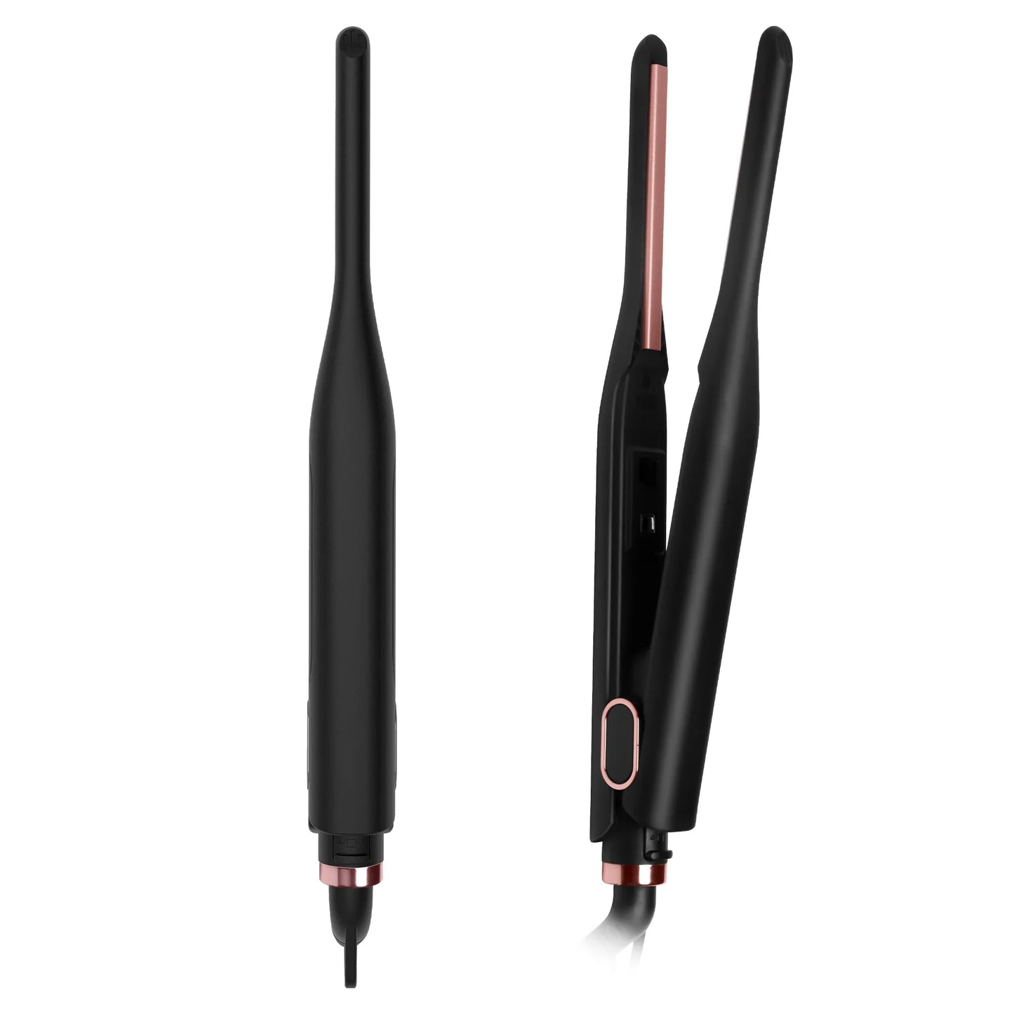 Mini Pencil Flat Iron for Short Hair, Ceramic Hair Straightener, Tiny Straightening Iron, Beard Straightener for Men & Women
