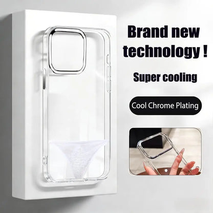 Funny Pattern iPhone Case - Transparent Protective Cover with Chrome Button & Camera Ring