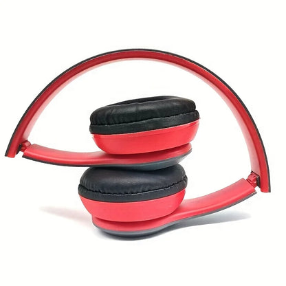 P47 Bluetooth 5.0 Wireless Headphones – Foldable HiFi Stereo Bass Earphones with Mic & USB Adapter, Ideal for Kids & Gaming