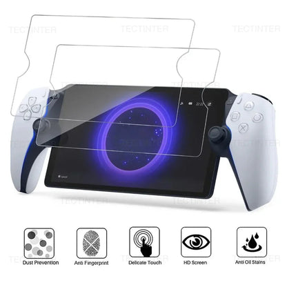2-Pack Tempered Glass Screen Protector — Anti-Scratch Protective Film for Sony PlayStation PS5 Portal Handheld