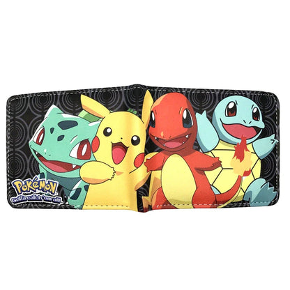 MINISO Pikachu Cartoon Wallet – PU Fashionable Short Purse for Men and Women