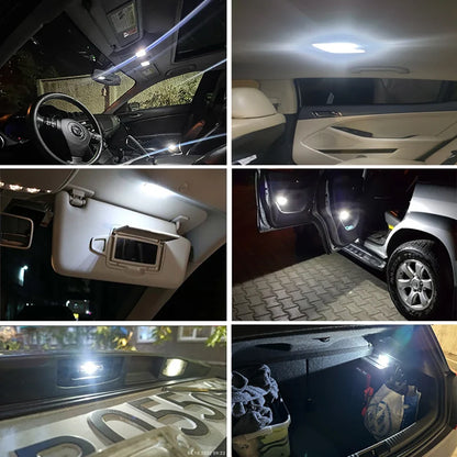 10-Pack C5W LED Festoon Bulbs - Canbus CSP Interior Dome, Reading & Signal Lights (31mm-41mm)