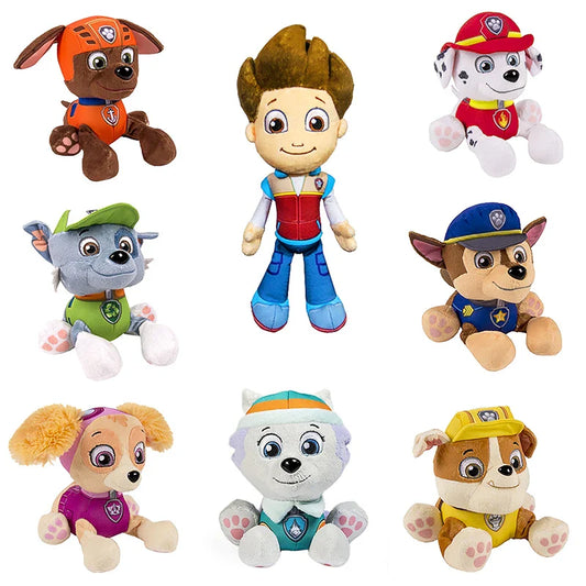 Paw Patrol Plush Toy — Everest & Dog Puppies Action Dolls, Anime Character Toy for Kids, Perfect Gift