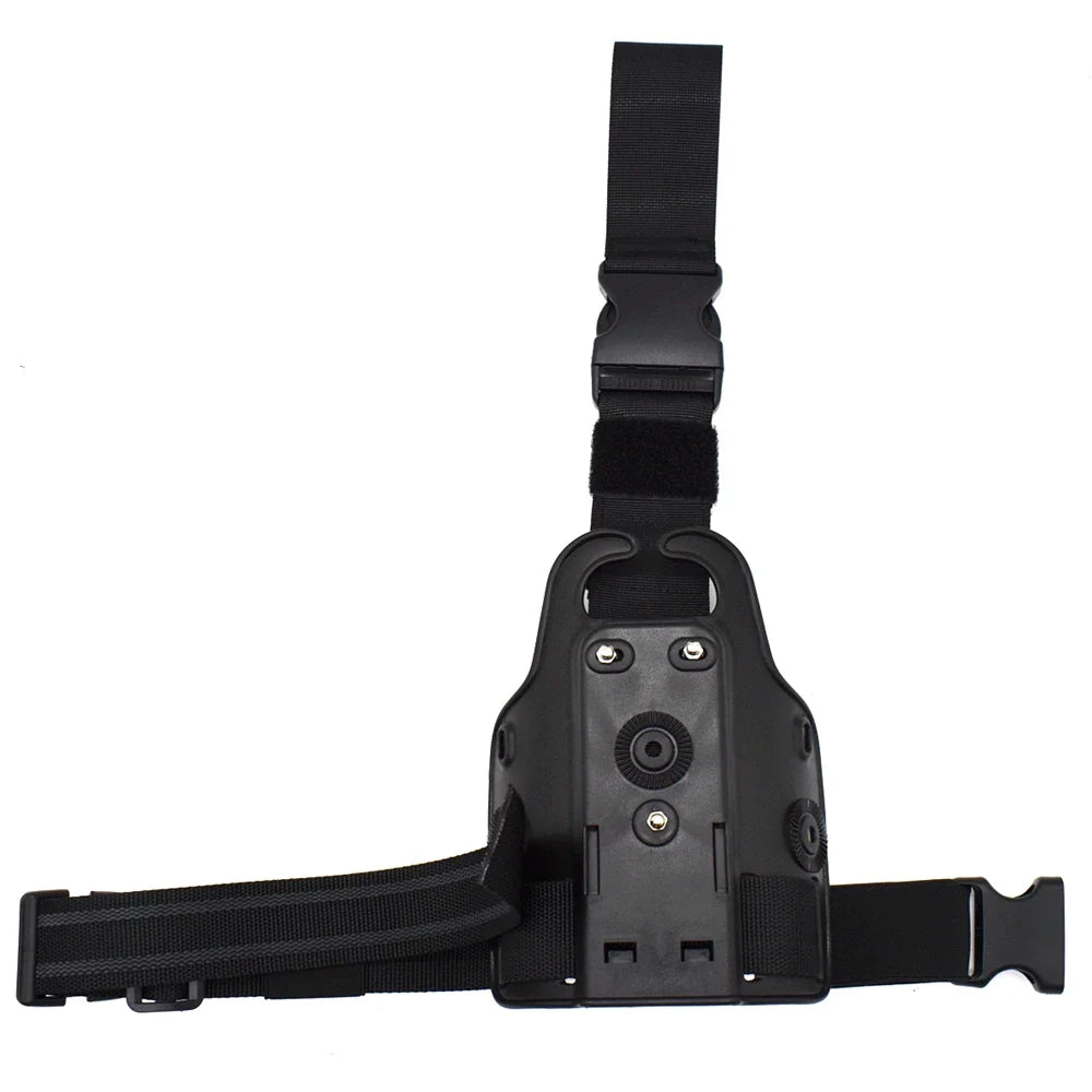 Airsoft Tactical Drop Leg Platform - Thigh Mount Holster Panel for Glock 17/19, Beretta 92/96, SIG P226, 1911