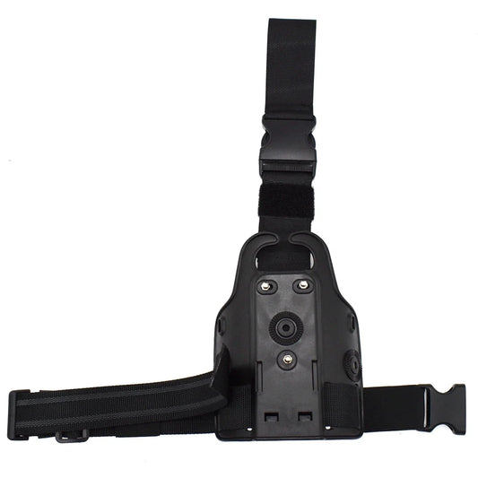 Airsoft Tactical Drop Leg Platform - Thigh Mount Holster Panel for Glock 17/19, Beretta 92/96, SIG P226, 1911