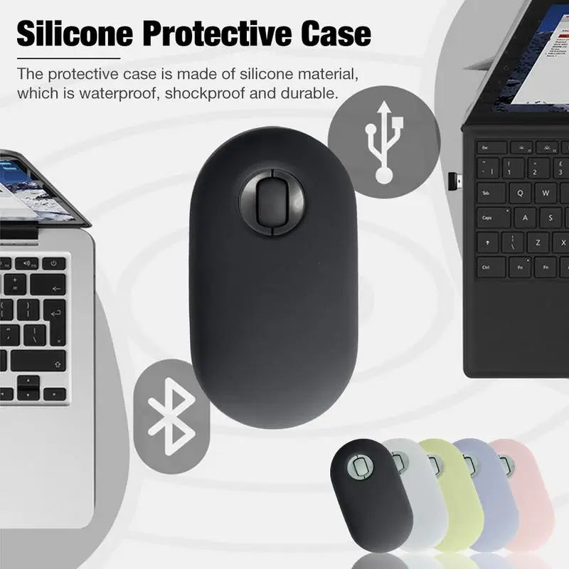 Ultra-Thin Silicone Case Cover — Shockproof & Dustproof Protective Skin for Logitech Pebble Wireless Mouse