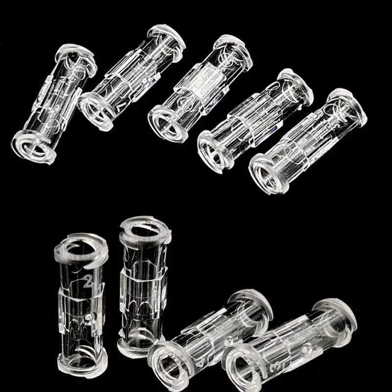 Transparent PP Luer Thread Double-Way Syringe Connector – Durable Sterile Medical Adapter