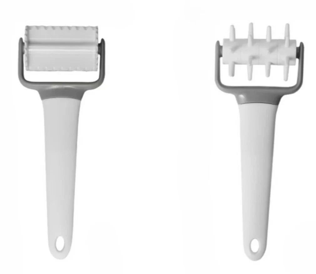 Multi-Functional Baking Tool Set – Dough Roller, Noodle Cutter & Needle Puncher Tools for Bread, Pastry & Kitchen Baking Use