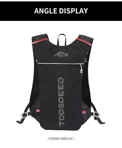 INOXTO 5L Trail Running Backpack - Ultra-Light Hydration Vest for Marathon & Cycling with 1.5L/2L Water Bag