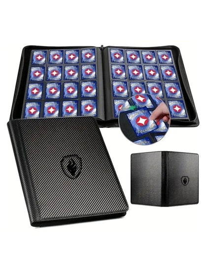 1024-Pocket Trading Card Binder — Premium 16-Pocket Card Holder Album for YuGiOh, MTG & TCG Cards