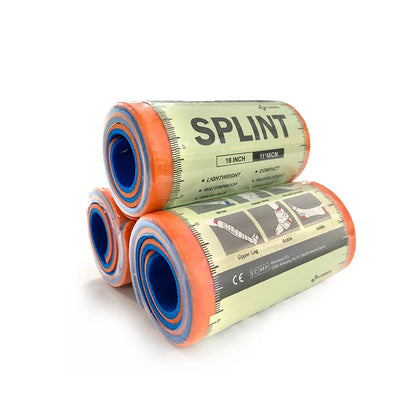 First Aid Universal Aluminum Splint Roll — Medical Survival Polymer for Bone Support, Emergency Kit for Outdoor & Travel