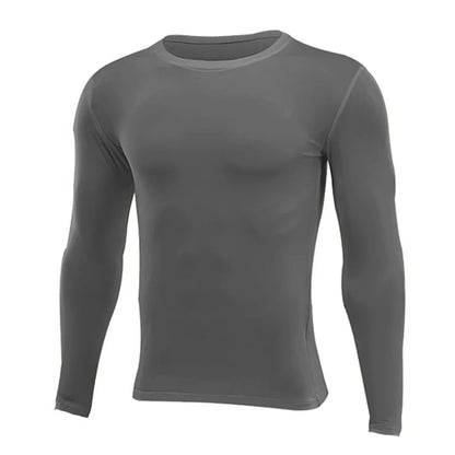 Unisex Compression Long Sleeve Base T-Shirt – Sports Fitness Top for Men, Women & Kids (Running, Gym, Basketball, Football)