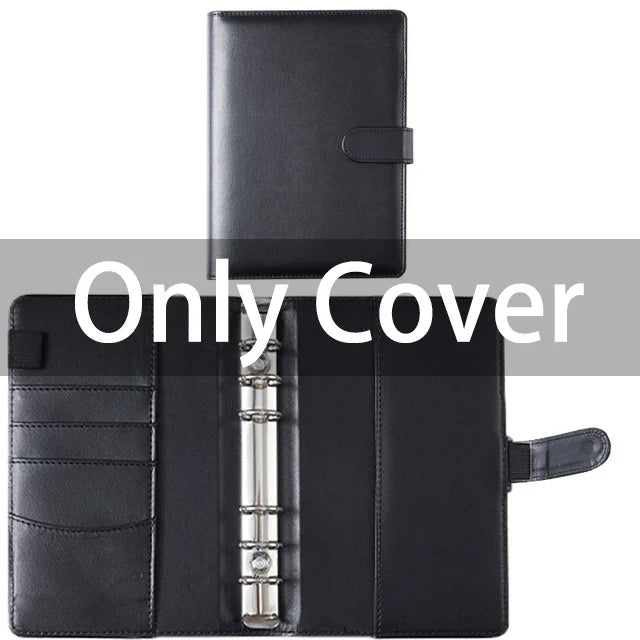 A6 PU Leather Budget Binder Set – Cash Envelopes System, Pockets, Money Organizer, Bill Saving Accessories